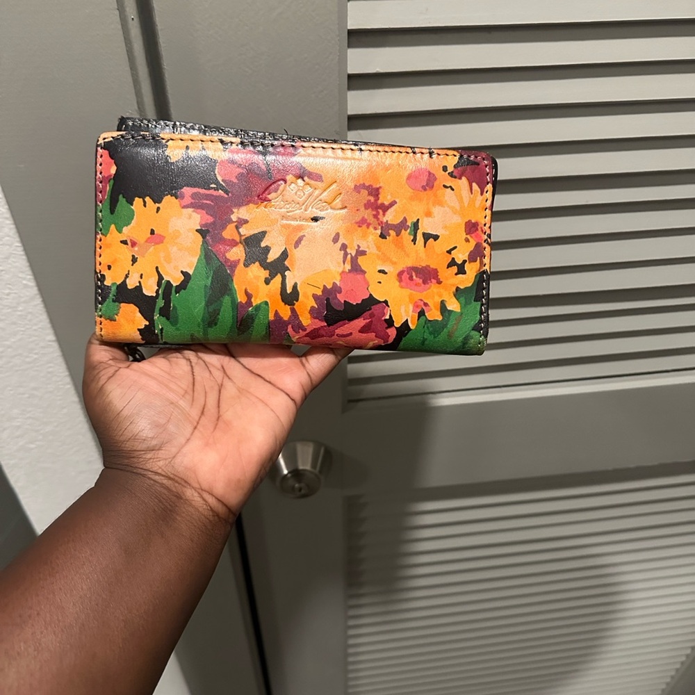 Patricia Nash Floral Leather Wallet - Picture 2 of 8